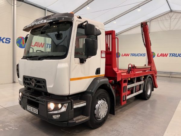 Renault D250.18 Day Cab Skip Loader